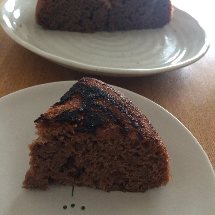 炊飯器で作るココア蒸しケーキ